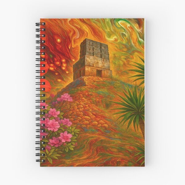 Item preview, Powerful Pyramid Temple designed and sold by DeborahDillehayArt.