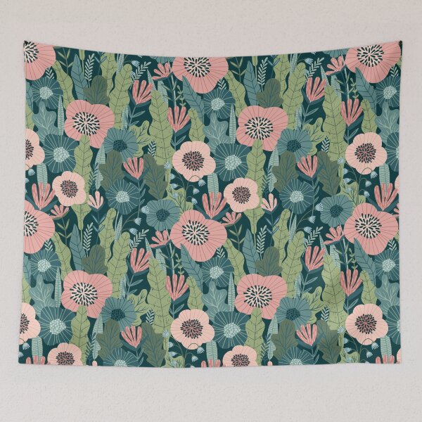 Item preview, Botanical Tapestry — Colorful Floral Seamless Pattern designed and sold by NicolaZhukov.