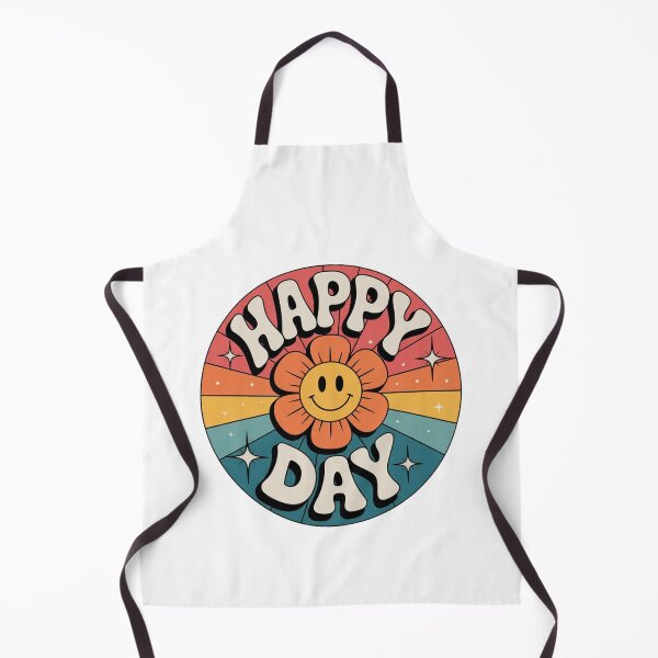 Item preview, Happy Day Retro T-Shirt designed and sold by PrintAtelier.