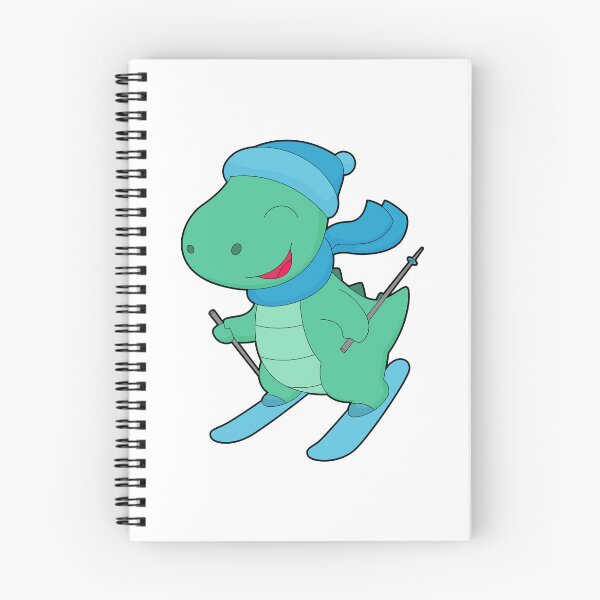 Item preview, Dinosaur Skier Ski Winter sports designed and sold by Snabdesign84.