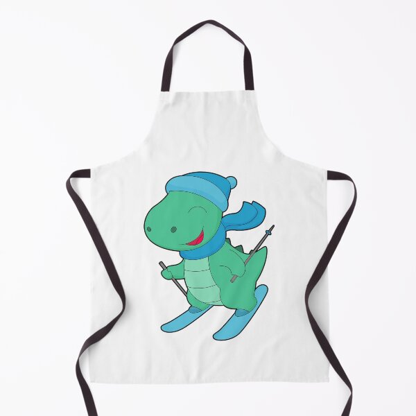 Item preview, Dinosaur Skier Ski Winter sports designed and sold by Snabdesign84.