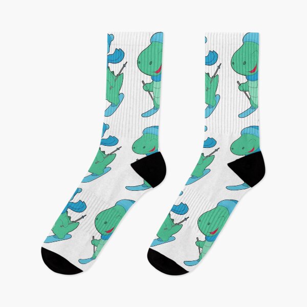 Item preview, Dinosaur Skier Ski Winter sports designed and sold by Snabdesign84.