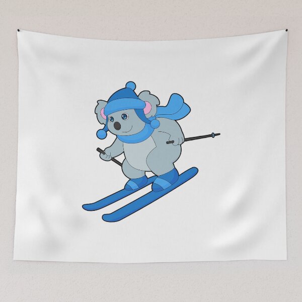 Item preview, Koala Skier Ski Winter sports designed and sold by Snabdesign84.