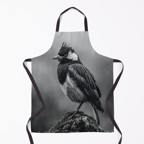 Item preview, Monochromatic Juvenile Blue Jay Bird Photography Print designed and sold by ShadeScapeArt.