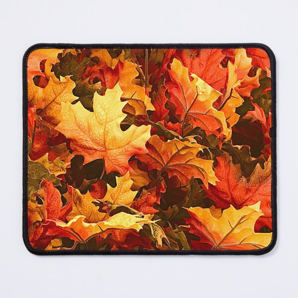 Item preview, Autumn Red, Tangerine, Yellow Fall Leaves Photo Art designed and sold by DEC02.