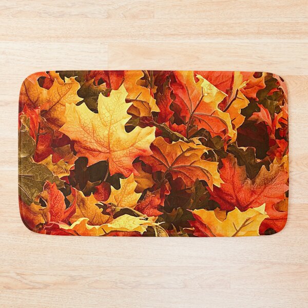 Item preview, Autumn Red, Tangerine, Yellow Fall Leaves Photo Art designed and sold by DEC02.