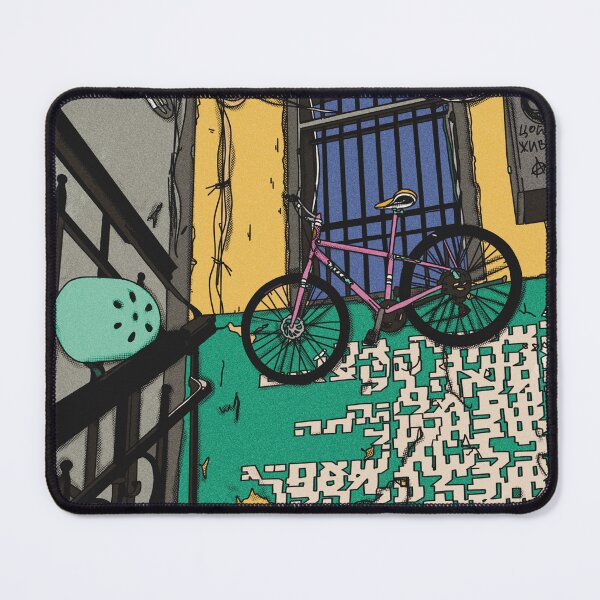 Item preview, Bicycle on a stairwell  designed and sold by Nia-Shtay-1999.