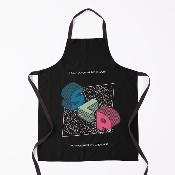 Item preview, SLP Speech-Language Pathologist Geometric Letters Bold Graphic Tee - Colorful designed and sold by FreshMedThreads.