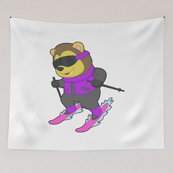 Item preview, Lion Skier Ski Winter sports designed and sold by Snabdesign84.
