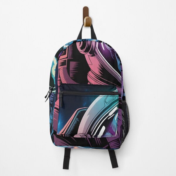 Item preview, Cosmic Skull Astronaut – Neon Space Art designed and sold by WinkWild.