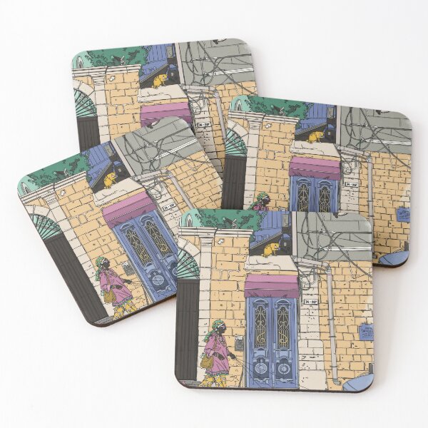 Item preview, Street of old Jaffa designed and sold by Nia-Shtay-1999.