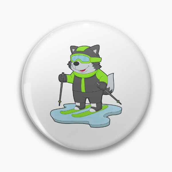Item preview, Wolf Skier Ski Winter sports designed and sold by Snabdesign84.