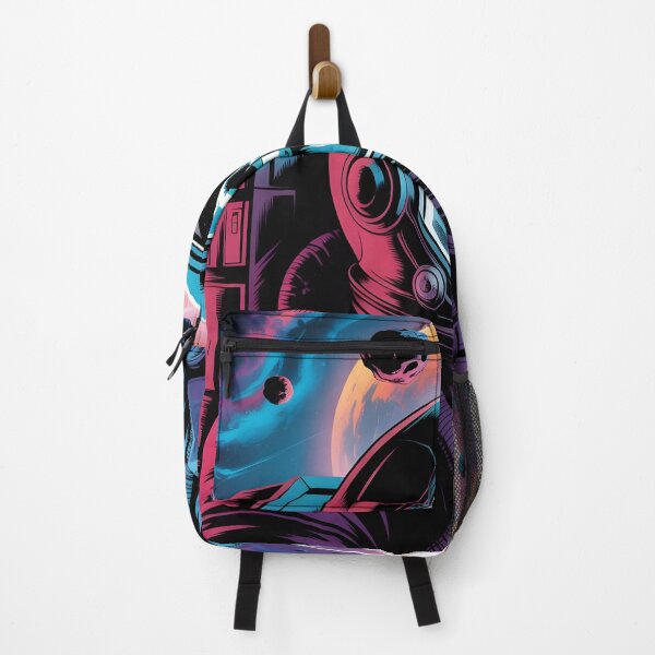 Item preview, Neon Astronaut Skull – Cosmic Sci-Fi Art designed and sold by WinkWild.