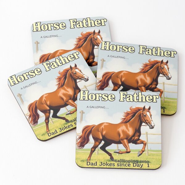Item preview, Horse Father – Galloping into Dad Jokes since Day 1 designed and sold by SSMC DREAM DESIGN.