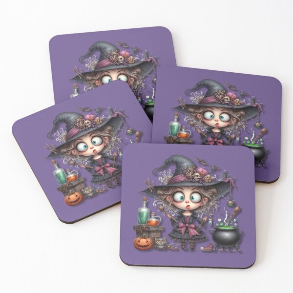 Item preview, Cute Funny Tired Witch In Her Hovel Design designed and sold by MakersFolly.