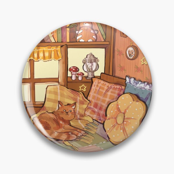 Item preview, Cozy Indoor Scene designed and sold by dropinart_.