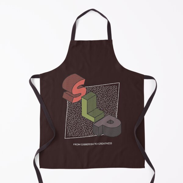Item preview, SLP Speech-Language Pathologist Geometric Letters Bold Graphic Tee - Colorful designed and sold by FreshMedThreads.