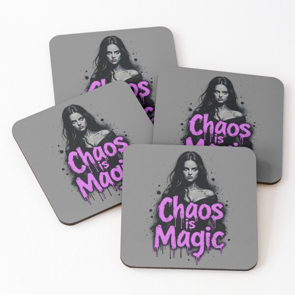 Item preview, Witcher Fan Gamer Merch design - Chaos is Magic is a Yennefer Quote in Grey designed and sold by SlightlyUnreal.