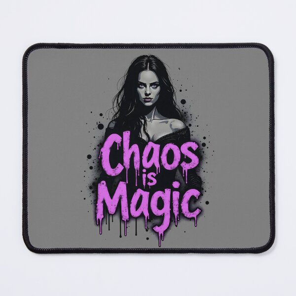 Item preview, Witcher Fan Gamer Merch design - Chaos is Magic is a Yennefer Quote in Grey designed and sold by SlightlyUnreal.