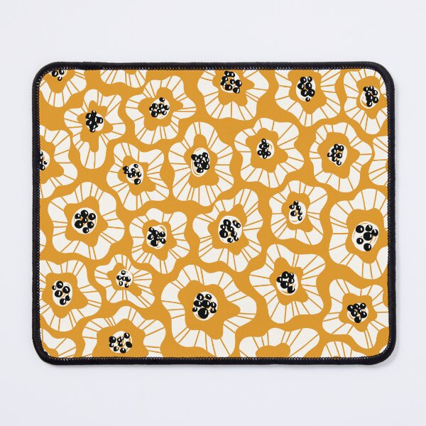 Item preview, Solar Bloom — Orange & White Floral Seamless Pattern designed and sold by NicolaZhukov.