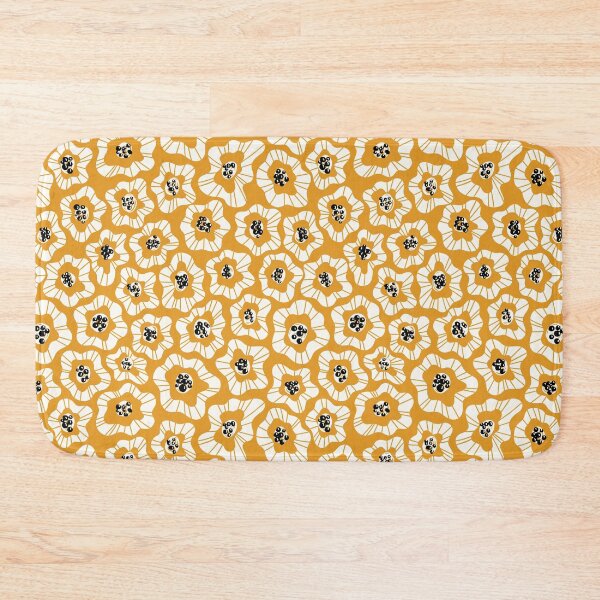 Item preview, Solar Bloom — Orange & White Floral Seamless Pattern designed and sold by NicolaZhukov.