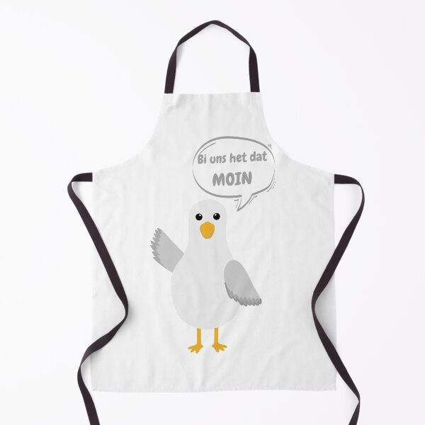 Item preview, Low German Seagull – “Bi uns het dat MOIN” Funny Design designed and sold by Fies-und-Fein.