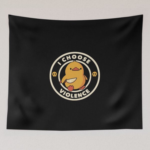 Item preview, I Choose Violence Sticker By Tobe Fonseca designed and sold by LeonardLawsero.