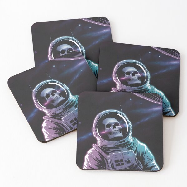 Item preview, Astronaut’s Lament – Cosmic Skull in Space designed and sold by WinkWild.