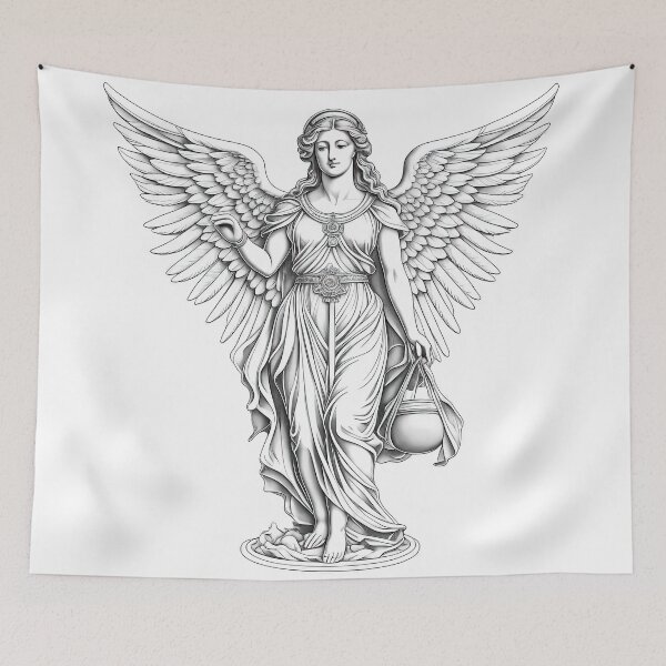 Item preview, Graceful Winged Emissary designed and sold by LanaGustavsson.