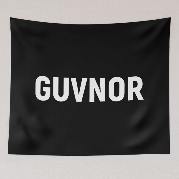 Item preview, Guvnor - Job Title Text (White) designed and sold by STUDIO-72.