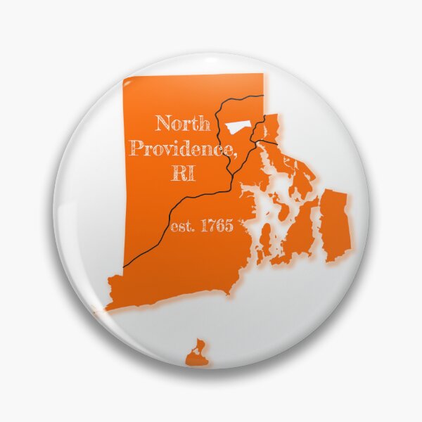 Item preview, North Providence, RI [Orange] designed and sold by PhilbonianDezin.