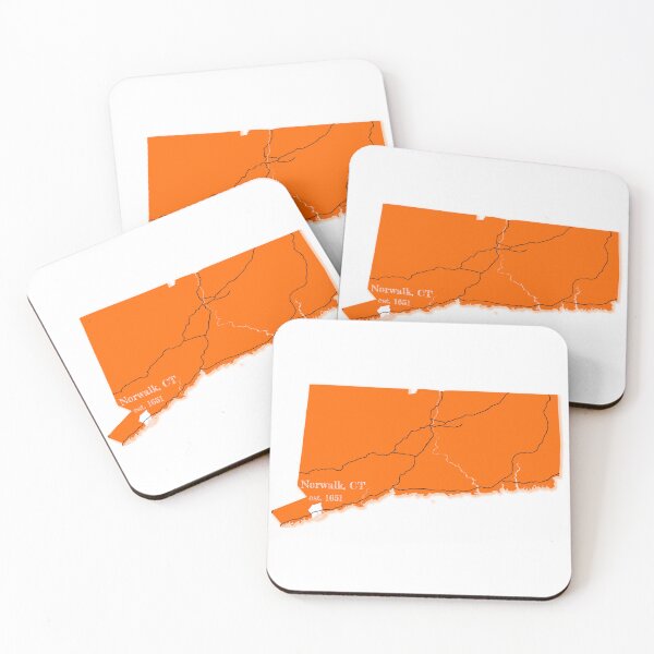 Item preview, Norwalk, CT [Orange] designed and sold by PhilbonianDezin.