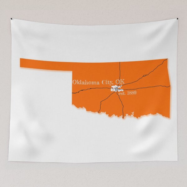 Item preview, Oklahoma City, OK [Orange] designed and sold by PhilbonianDezin.