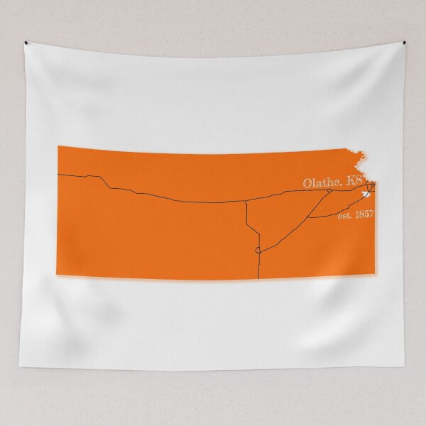Item preview, Olathe, KS [Orange] designed and sold by PhilbonianDezin.