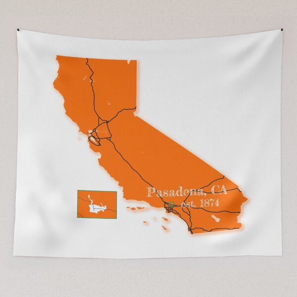 Item preview, Pasadena, CA [Orange] designed and sold by PhilbonianDezin.