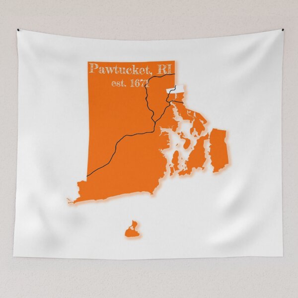 Item preview, Pawtucket, RI [Orange] designed and sold by PhilbonianDezin.