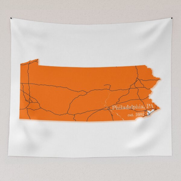 Item preview, Philadelphia, PA [Orange] designed and sold by PhilbonianDezin.