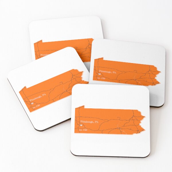 Item preview, Pittsburgh, PA [Orange] designed and sold by PhilbonianDezin.