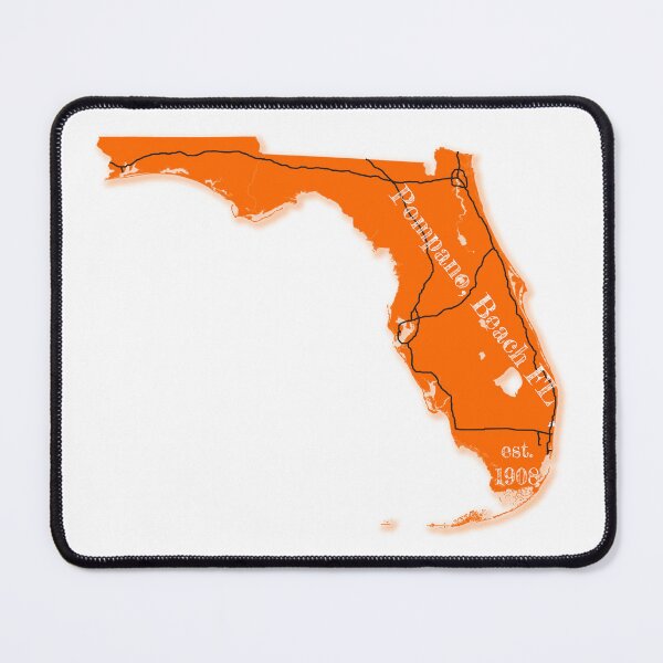 Item preview, Pompano Beach, FL [Orange] designed and sold by PhilbonianDezin.
