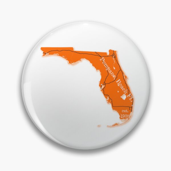 Artikelvorschau, Pompano Beach, FL [Orange] entworfen und verkauft von PhilbonianDezin.