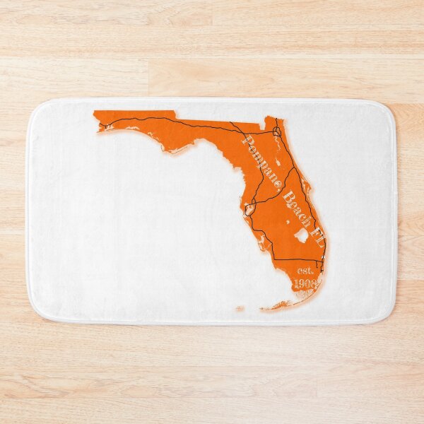 Item preview, Pompano Beach, FL [Orange] designed and sold by PhilbonianDezin.