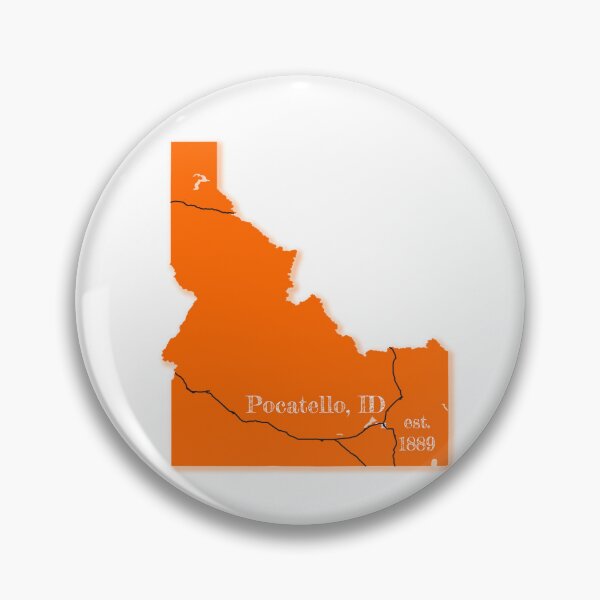Artikelvorschau, Pocatello, ID [Orange] entworfen und verkauft von PhilbonianDezin.