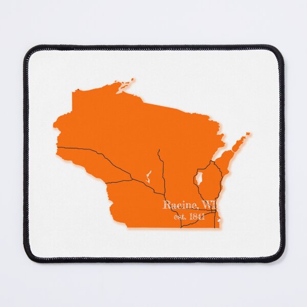 Item preview, Racine, WI [Orange] designed and sold by PhilbonianDezin.
