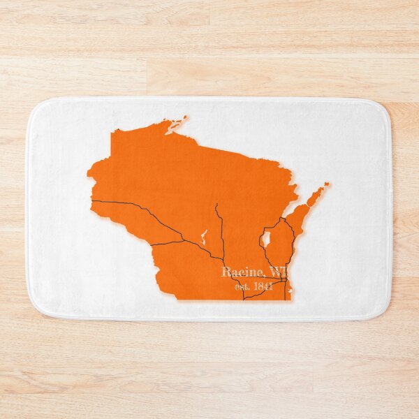 Item preview, Racine, WI [Orange] designed and sold by PhilbonianDezin.
