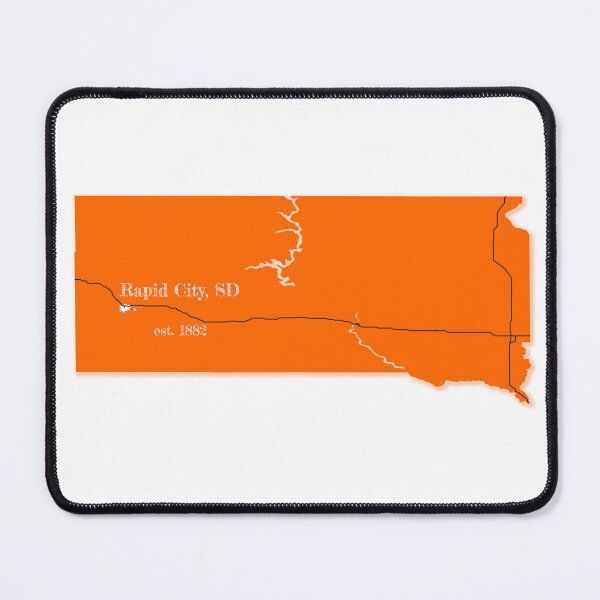 Item preview, Rapid City, SD [Orange] designed and sold by PhilbonianDezin.