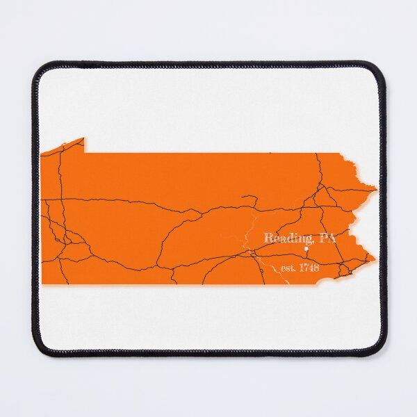 Item preview, Reading, PA [Orange] designed and sold by PhilbonianDezin.