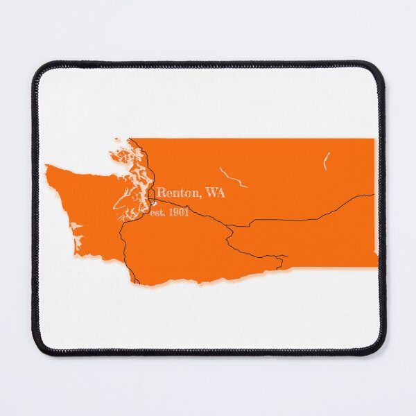 Item preview, Renton, WA [Orange] designed and sold by PhilbonianDezin.
