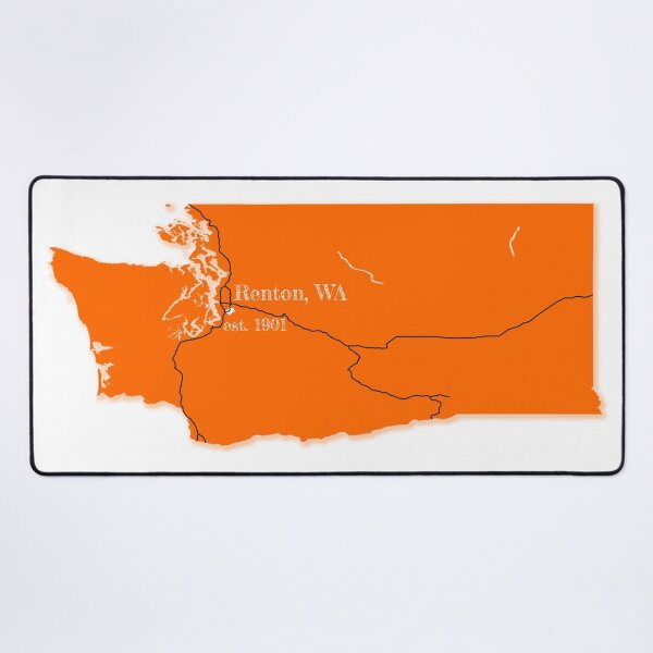 Item preview, Renton, WA [Orange] designed and sold by PhilbonianDezin.