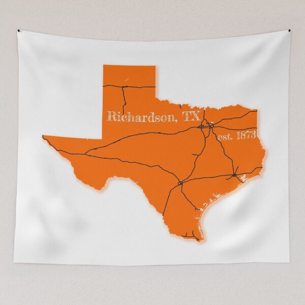 Item preview, Richardson, TX [Orange] designed and sold by PhilbonianDezin.