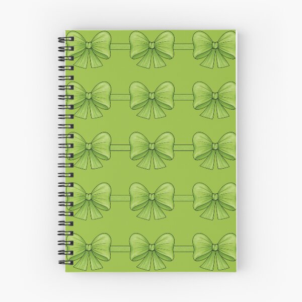 Item preview, Many green bows on ribbons on a green background designed and sold by Cherevan.
